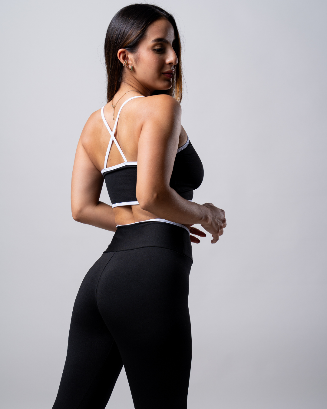 Conjunto Legguins Cruzado + Top Deportivo Tiras